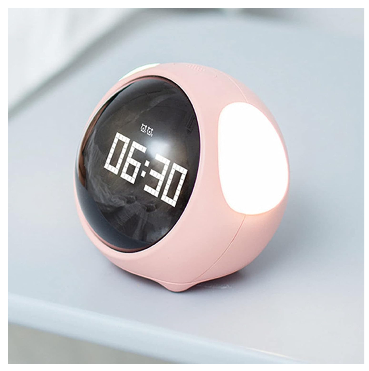 Miniatura 5 de Reloj Despertador Emoji Infantil Con Luz